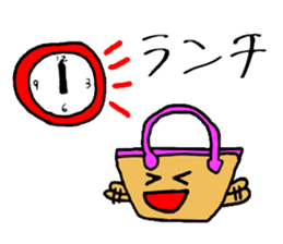 Bag of a lot to talk sticker #2433021