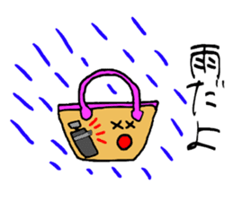 Bag of a lot to talk sticker #2433022