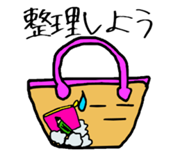 Bag of a lot to talk sticker #2433027