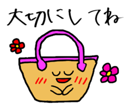 Bag of a lot to talk sticker #2433028