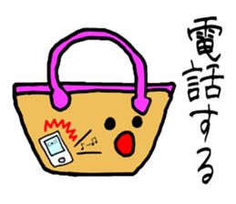 Bag of a lot to talk sticker #2433029