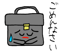 Bag of a lot to talk sticker #2433035