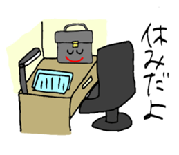 Bag of a lot to talk sticker #2433037