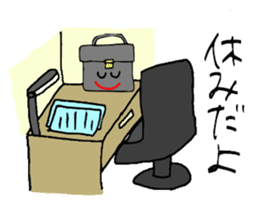 Bag of a lot to talk sticker #2433037