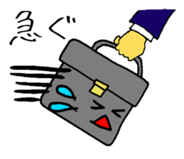 Bag of a lot to talk sticker #2433039