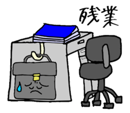 Bag of a lot to talk sticker #2433041