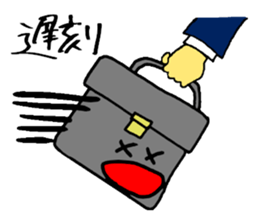 Bag of a lot to talk sticker #2433043