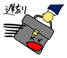 Bag of a lot to talk sticker #2433043