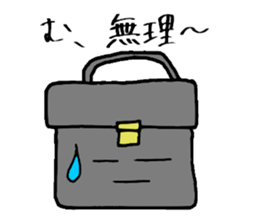 Bag of a lot to talk sticker #2433046