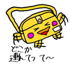 Bag of a lot to talk sticker #2433048