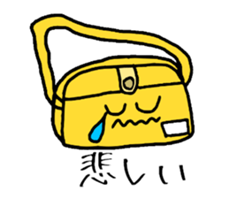 Bag of a lot to talk sticker #2433053