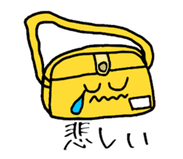 Bag of a lot to talk sticker #2433053