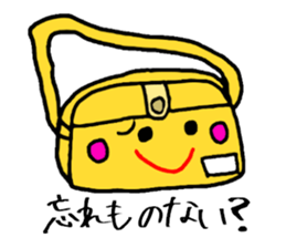 Bag of a lot to talk sticker #2433055