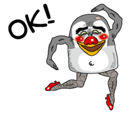 The chick of an emperor penguin sticker #2433298