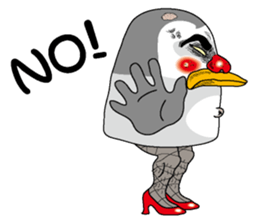 The chick of an emperor penguin sticker #2433299