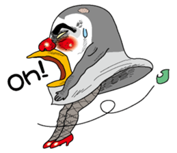 The chick of an emperor penguin sticker #2433300