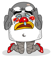 The chick of an emperor penguin sticker #2433301