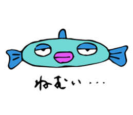 Silly fish and friends sticker #2433416