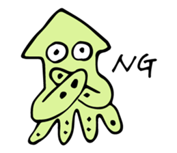 Silly fish and friends sticker #2433441