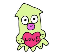 Silly fish and friends sticker #2433454