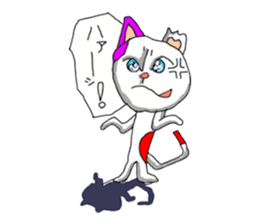 stray cat life sticker #2433548