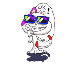 stray cat life sticker #2433550