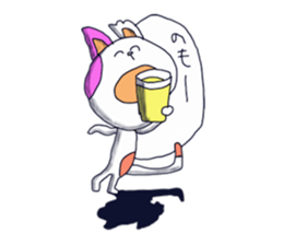 stray cat life sticker #2433575