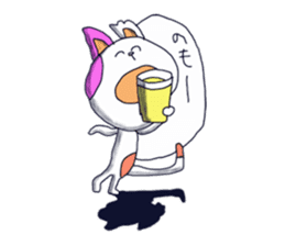 stray cat life sticker #2433575