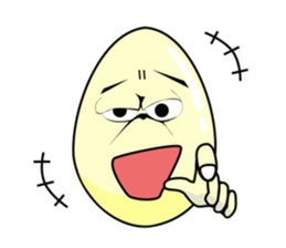 Egg man sticker sticker #2433738