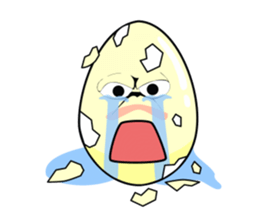 Egg man sticker sticker #2433740