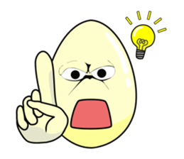 Egg man sticker sticker #2433742