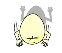 Egg man sticker sticker #2433758