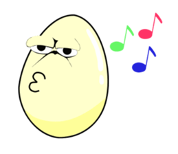 Egg man sticker sticker #2433760