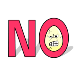 Egg man sticker sticker #2433768