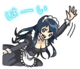 I am lovely maid. sticker #2433904