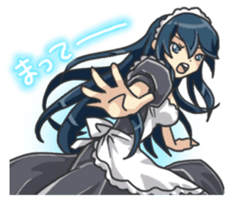 I am lovely maid. sticker #2433908