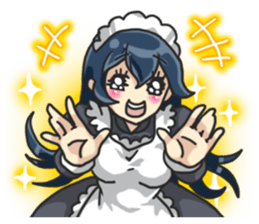 I am lovely maid. sticker #2433912