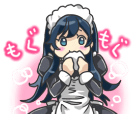 I am lovely maid. sticker #2433914