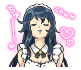 I am lovely maid. sticker #2433917