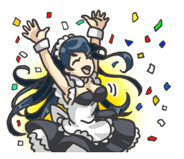 I am lovely maid. sticker #2433920