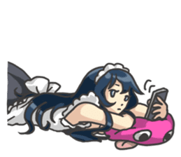 I am lovely maid. sticker #2433924