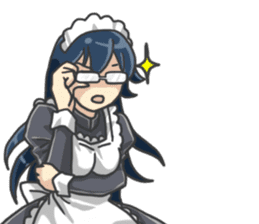 I am lovely maid. sticker #2433925