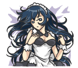 I am lovely maid. sticker #2433930