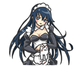 I am lovely maid. sticker #2433931