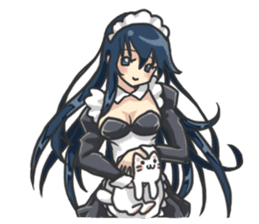 I am lovely maid. sticker #2433931