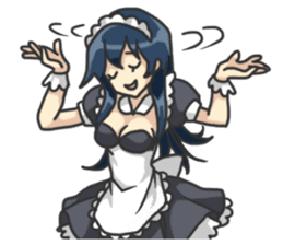 I am lovely maid. sticker #2433933