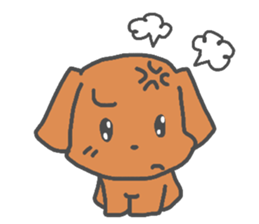 Cute puppies sticker #2434393