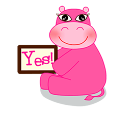 Lady Hippopo sticker #2434457