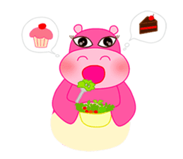 Lady Hippopo sticker #2434490