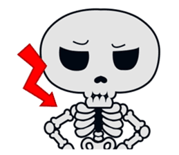 Ripper - the skeleton - you missed ! sticker #2434925